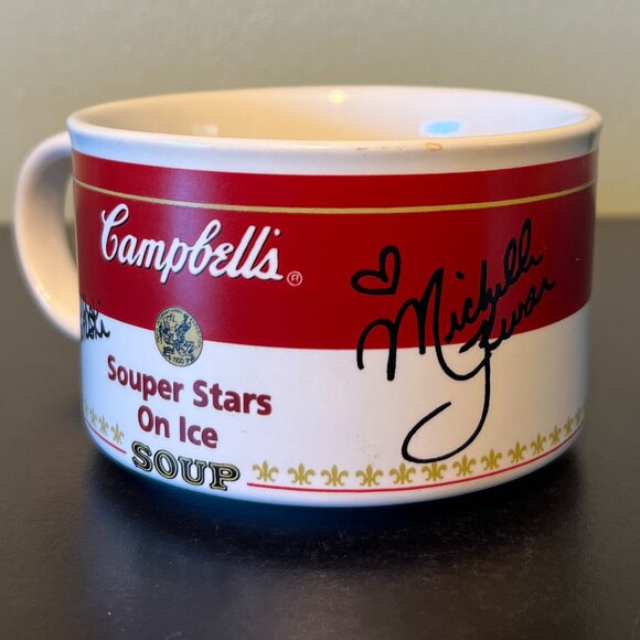Campbell’s SOUPER STAR ON ICE Mug ~ Nicole Bobek ~ Michelle Kwan ~ Tara Lipinski - Picture 2 of 8
